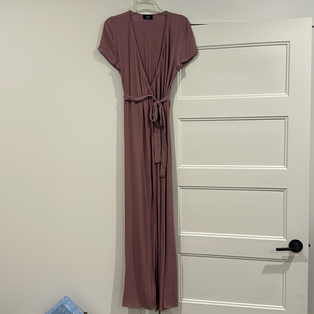 Vici wrap maxi dress